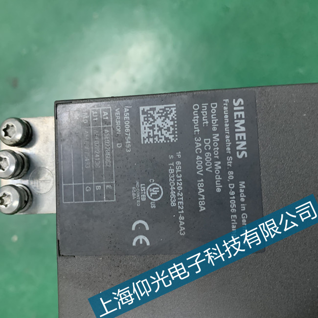西門子6SN1123伺服驅(qū)動器電源燈不亮維修與方法